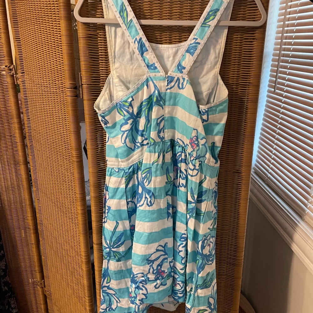 Lilly Pulitzer striped dress with pearl beading. - Picture 4 of 6